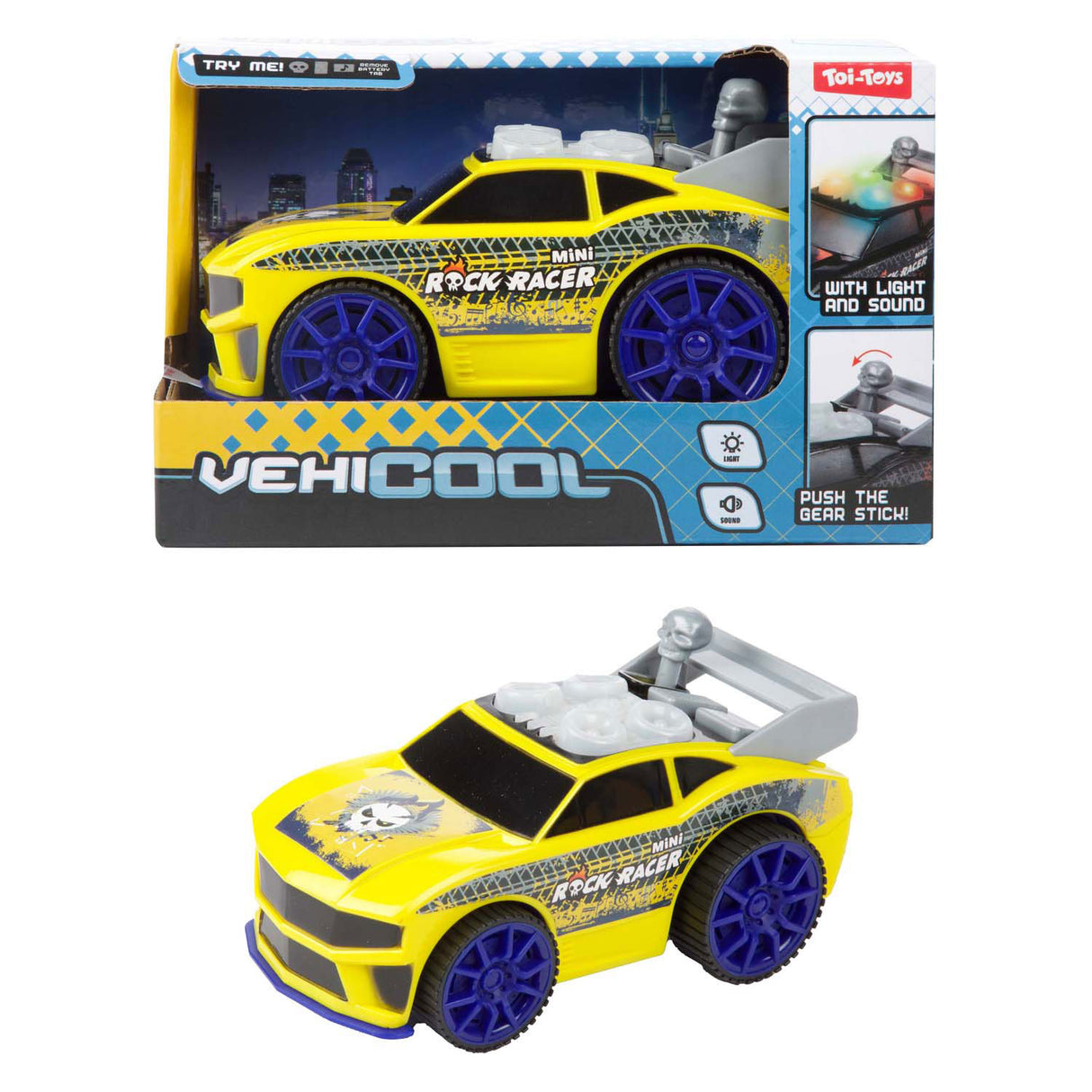 Toi-toys véhicule rallye voiture de course rock racer