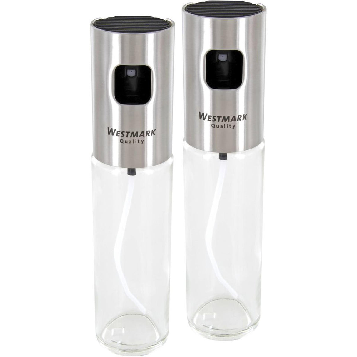 Set vaporisateur d'huile et de vinaigre Westmark - verre et acier inoxydable dia4,2x17,5cm contenu 100ml