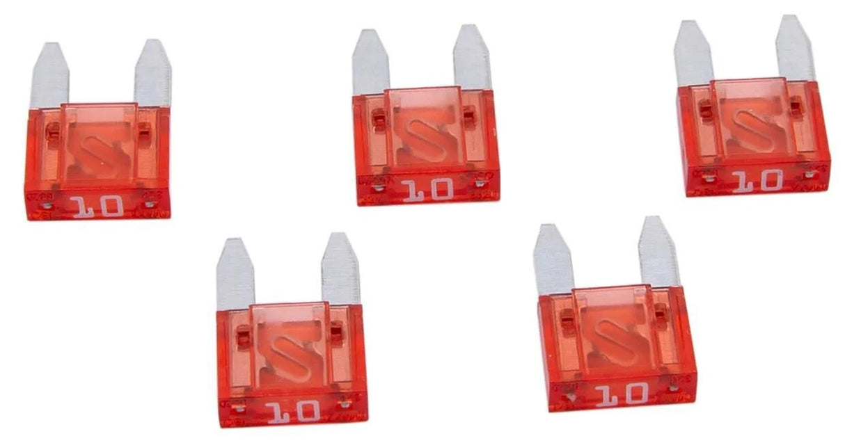Bientôt disponible dresselhaus mini fusible fiche plate fusible plat mini 10a rouge 5 pcs.