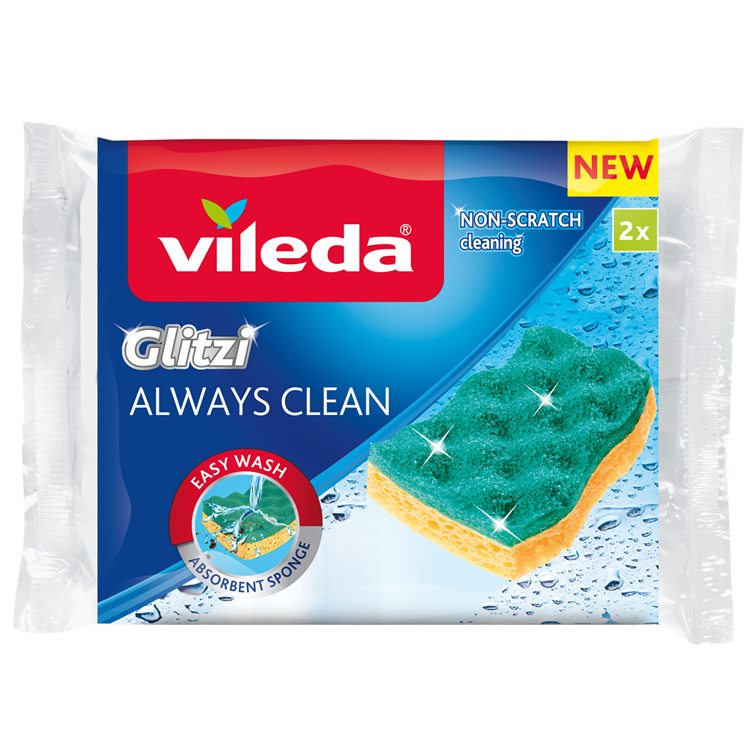 Vileda glitzi toujours propre x2 | 4 pièces
