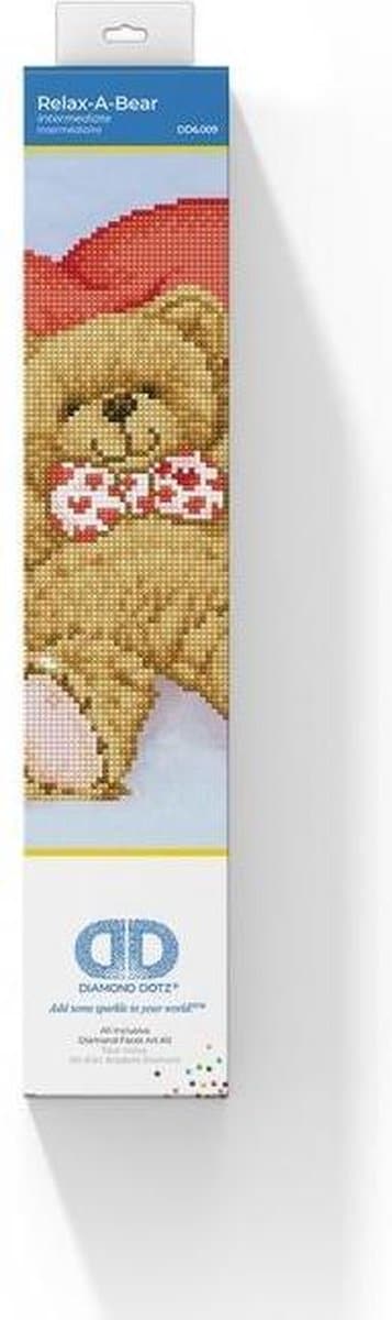 Peinture diamant Brand Unit - Diamond Dotz Relax a Bear - 35x27 cm