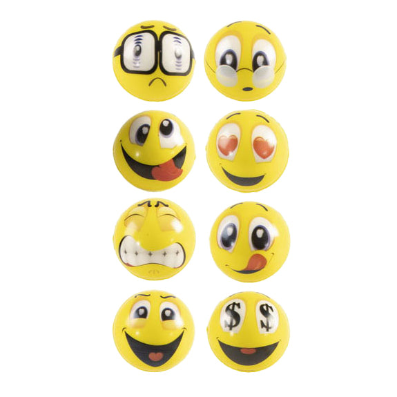 Jono jouets balle anti-stress sourire visage
