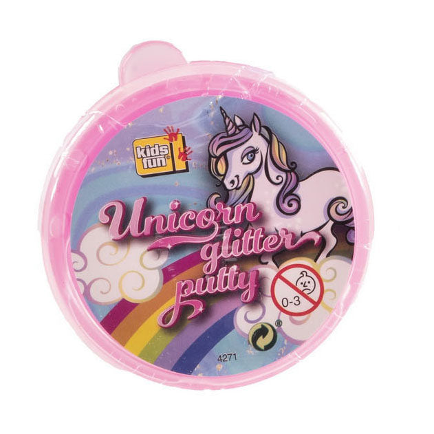 Jono Toys Licorne slime avec paillettes, 50 grammes