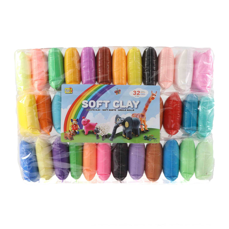 Jono jouets argile douce 12 grammes, 36 couleurs