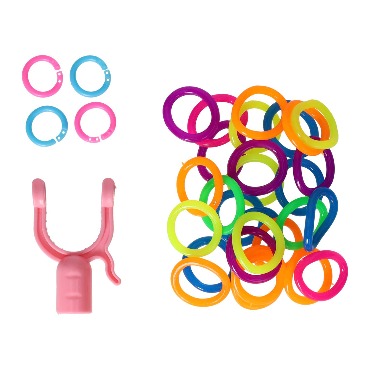 Méga set de métier à tisser, 28 pcs.