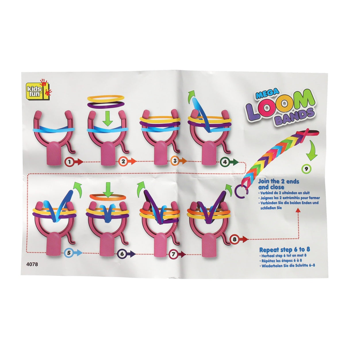 Méga set de métier à tisser, 28 pcs.