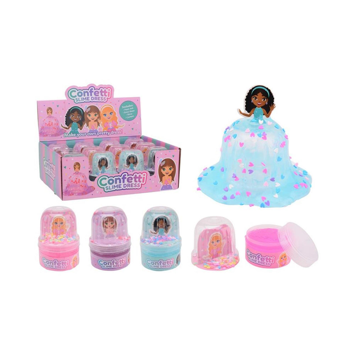 Johntoy John Toy robe à paillettes figurine slime