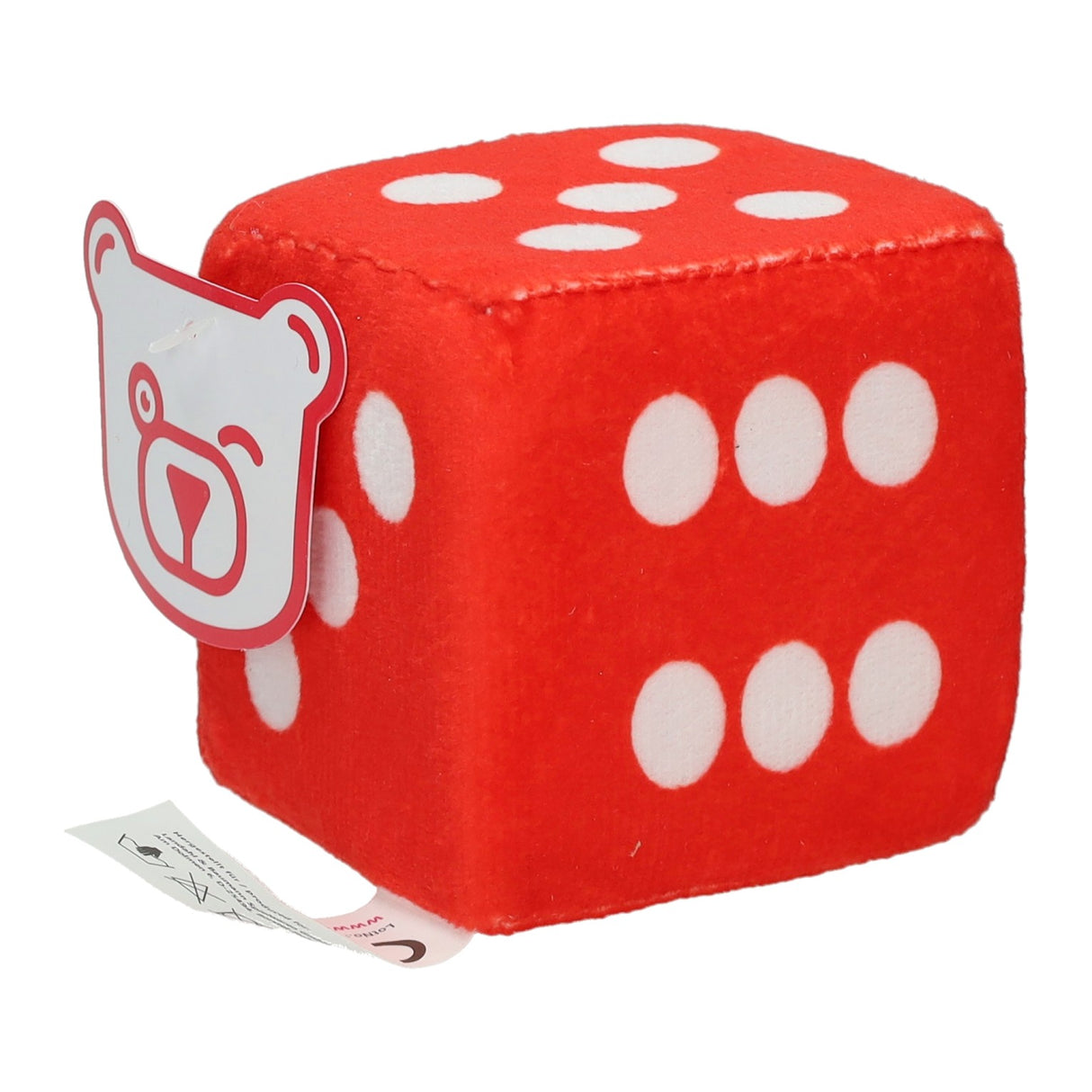 Jono Toys dés en peluche, 7 cm