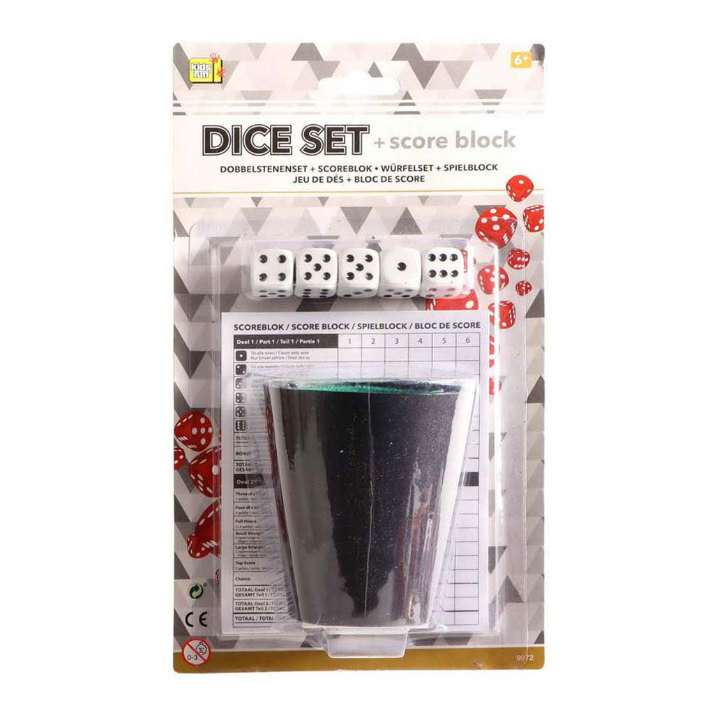 Jeu de dés Jono Toys avec bloc de score