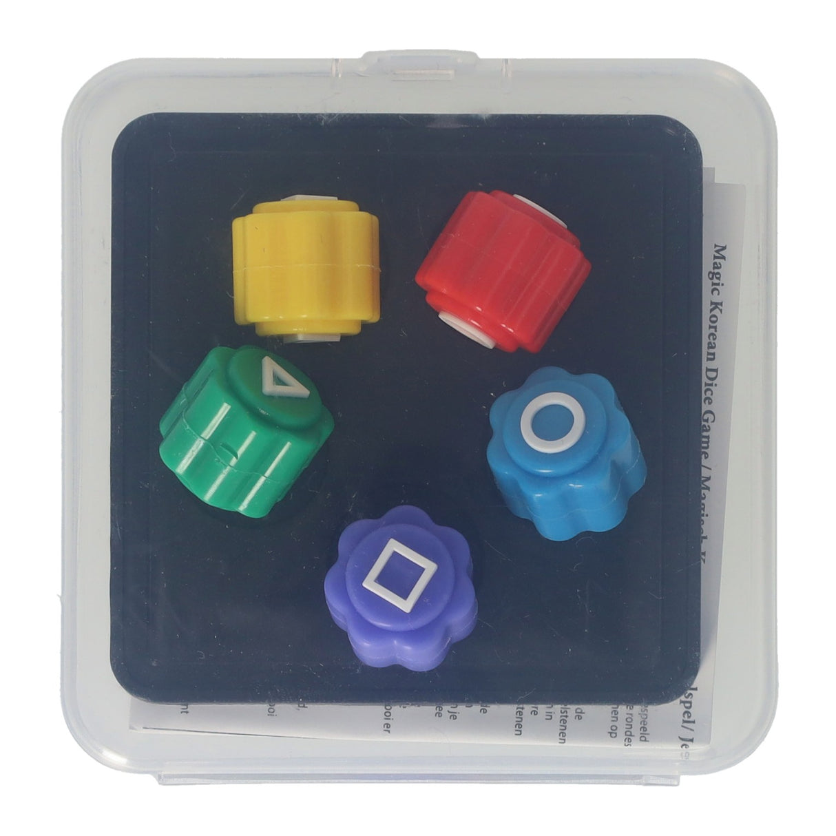 Jeu de dés coréen, 5 parties.