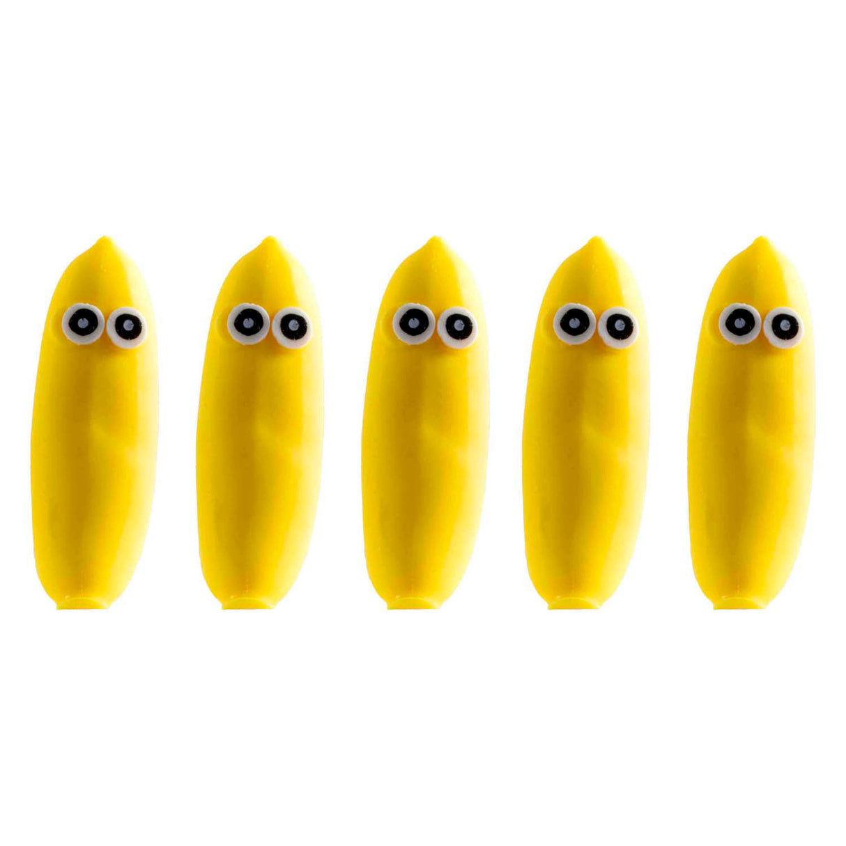 Jono Toys squeeze drôle bananes anti-stress stretch squeeze figure, 12 pcs.