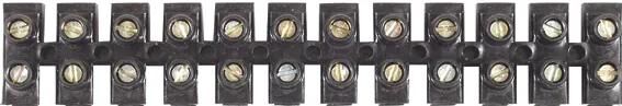 Bornier Hella bornier PVC 4-6 qm 12 pôles