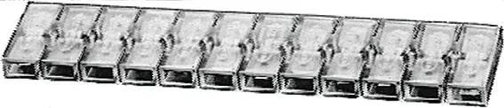 Prise de boîtier de prise Hella, 12 broches 142x42x7,0mm 10 pièces.