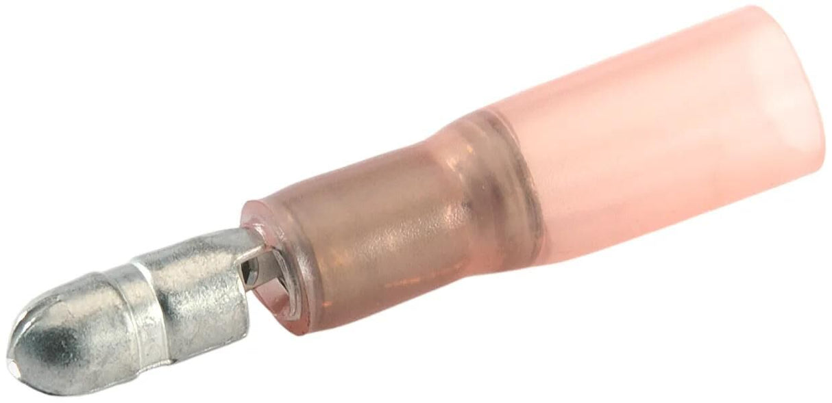 Hella connecteur rétractable fiche ronde.iso 0,5-1,0 rouge m4 25 pièces