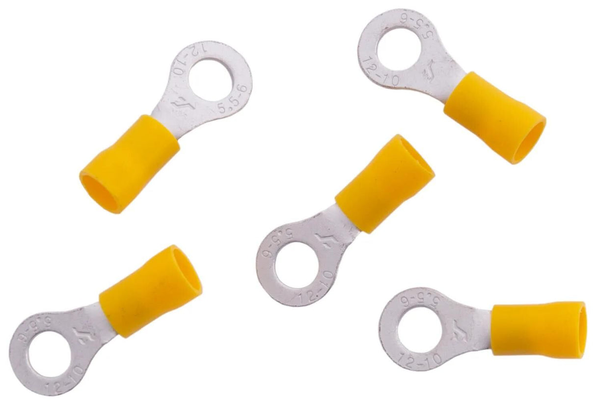 Connecteurs à anneau Dresselhaus, anneau en étain, 6 mm partiellement isolé, 4,0-