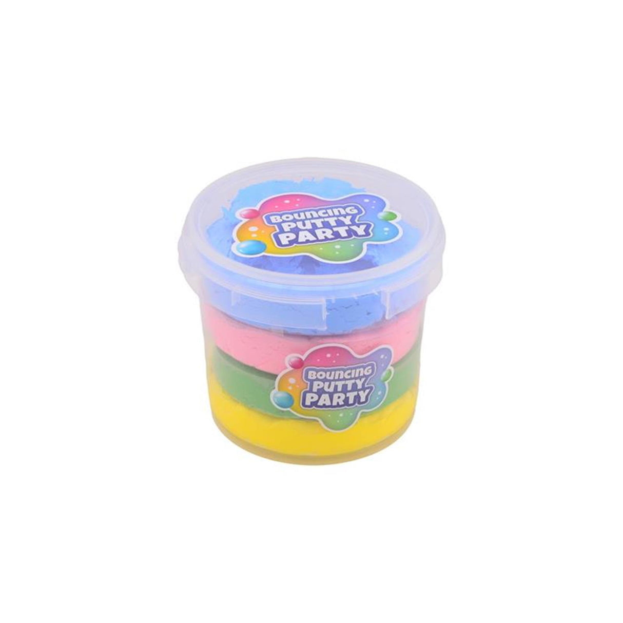 Johntoy mastic rebondissant arc-en-ciel, 400gr.