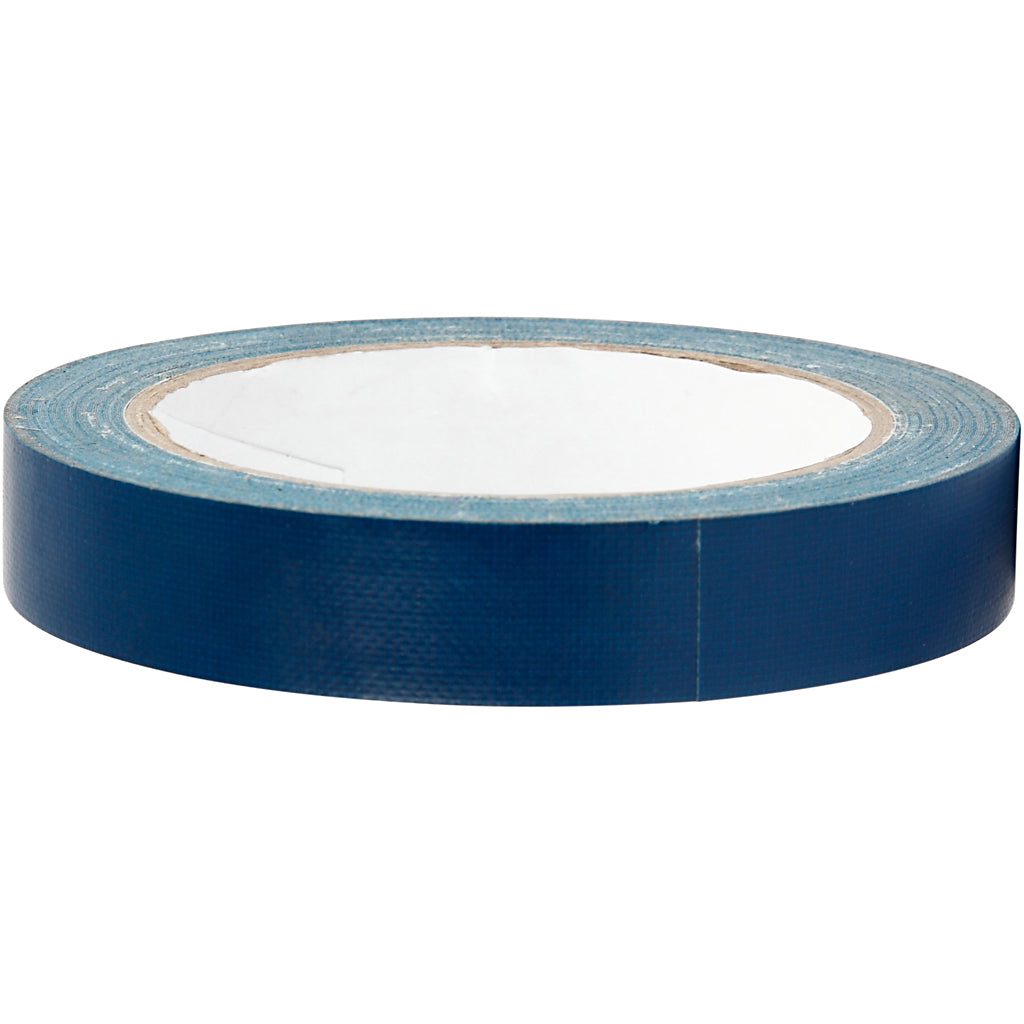 Ruban adhésif en toile Creativ company, l: 19 mm, bleu, 25 m 1 rouleau