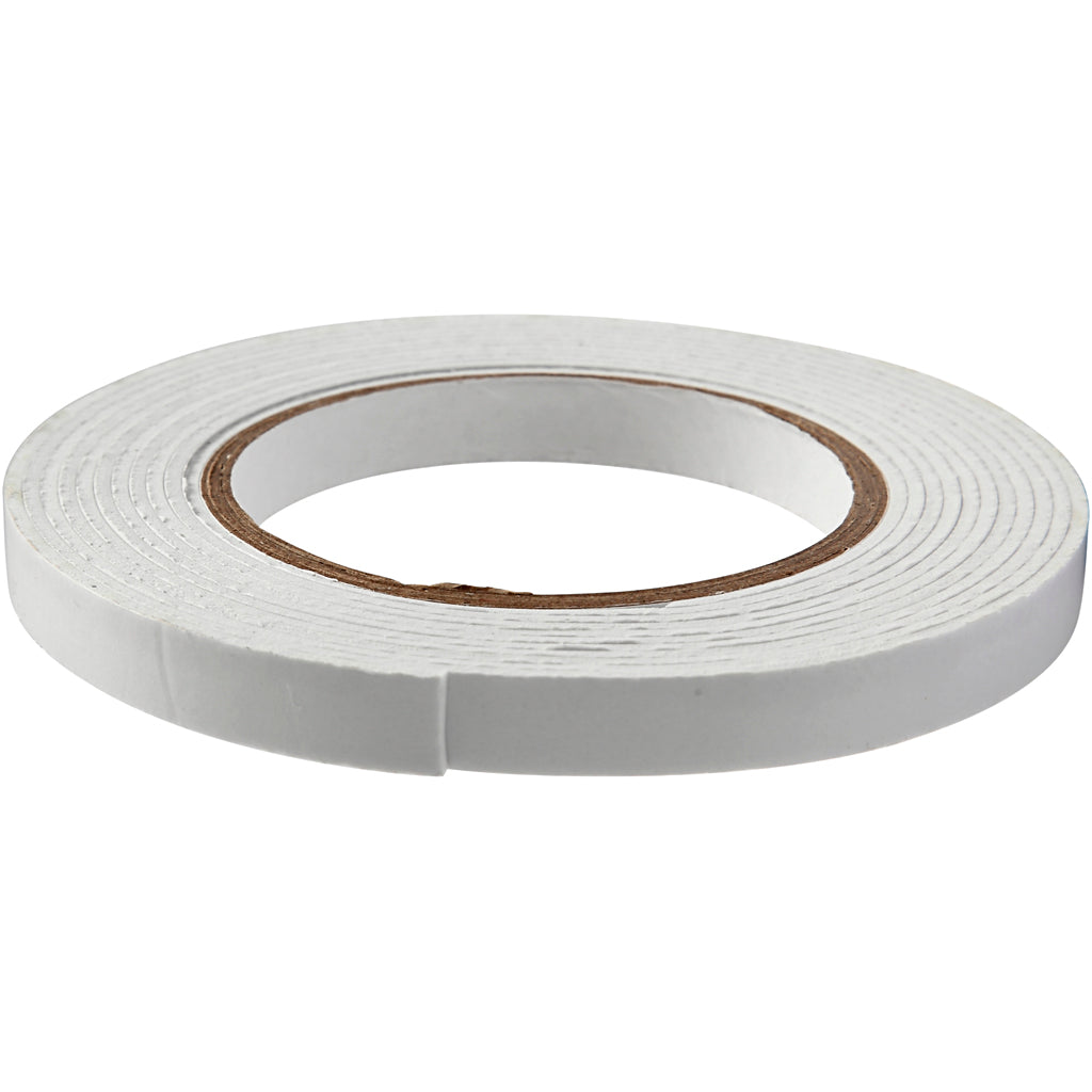 Ruban mousse 3D Creativ company, l: 12 mm, épaisseur 2 mm, 5 m 1 rouleau