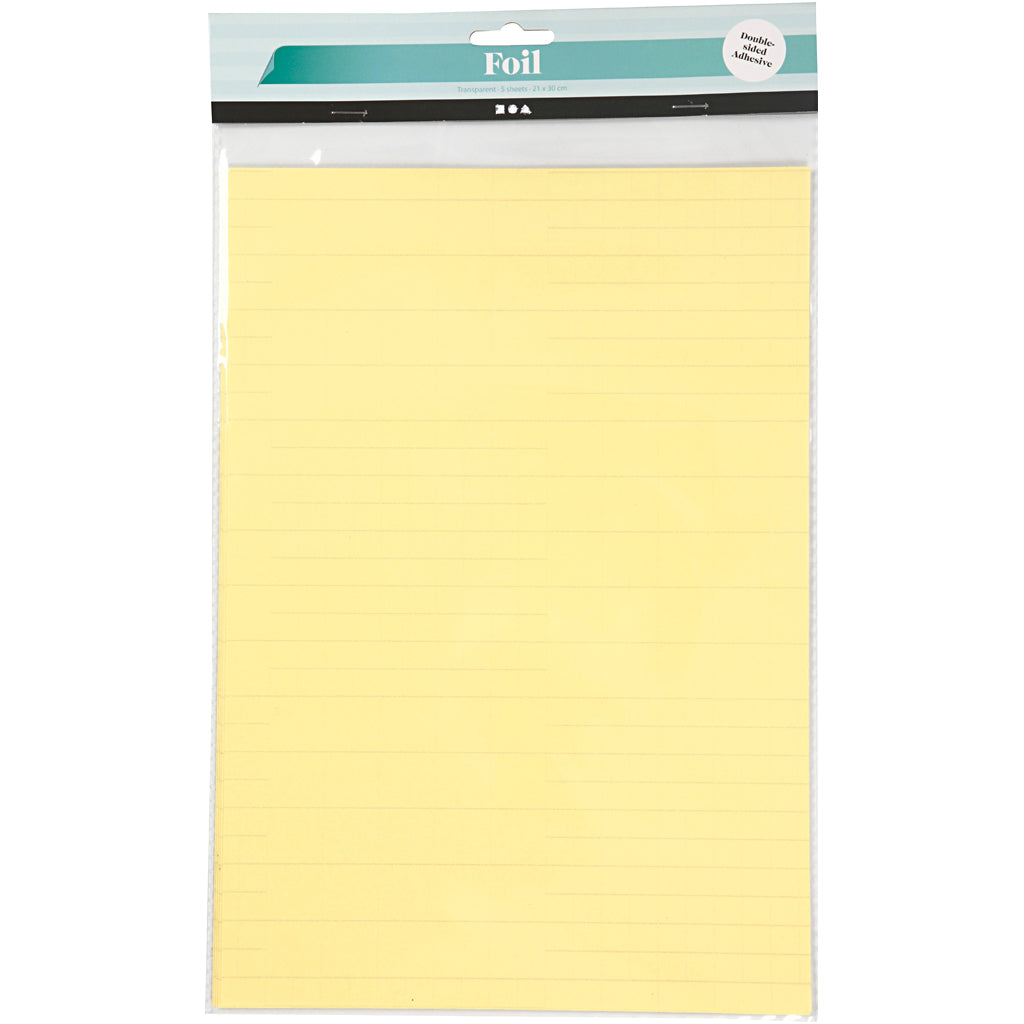 Société créative https : www.ccobby.nl feuille-adhésive-double-face-210x297-mm-5-sheet-1-box