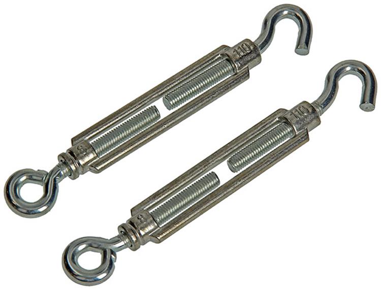 Mack 1008541 - 2 spanners oog + haak m8 x 110mm verzinkt | 10 stuks