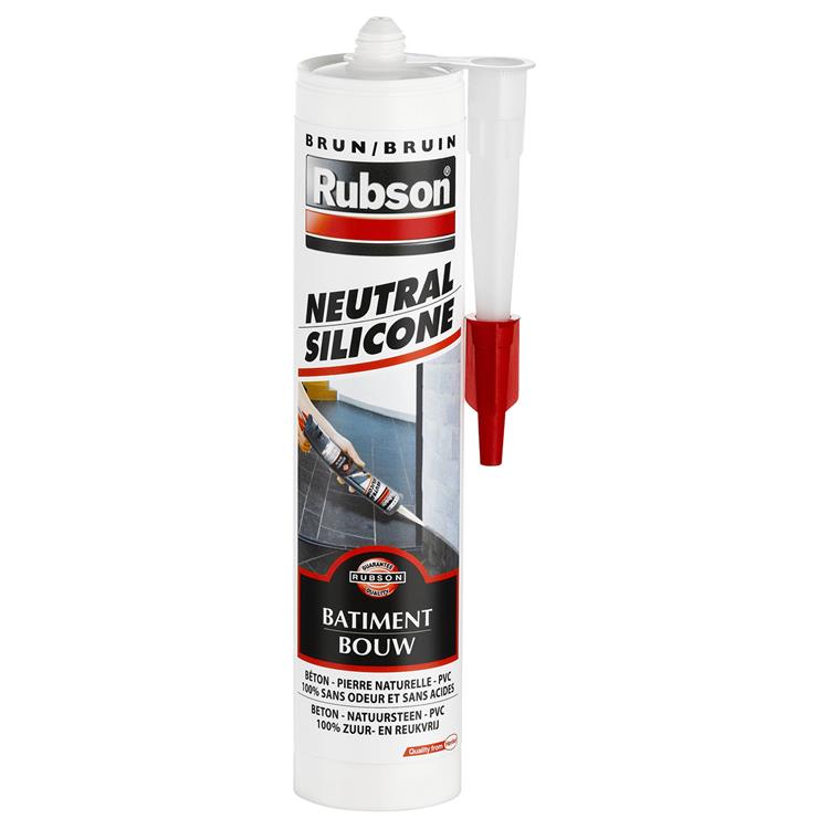 Rubson 1002402 - bouwkit bruin 280ml | 12 stuks