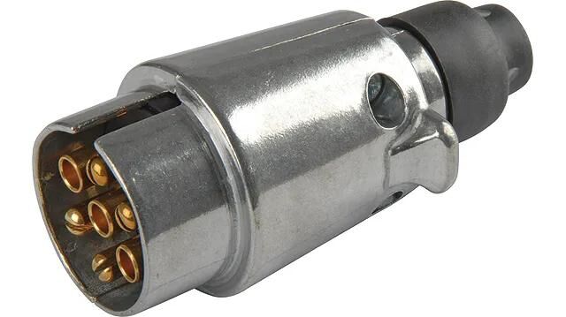 Connecteur Herth+buss, connexion par borne plate à 7 broches