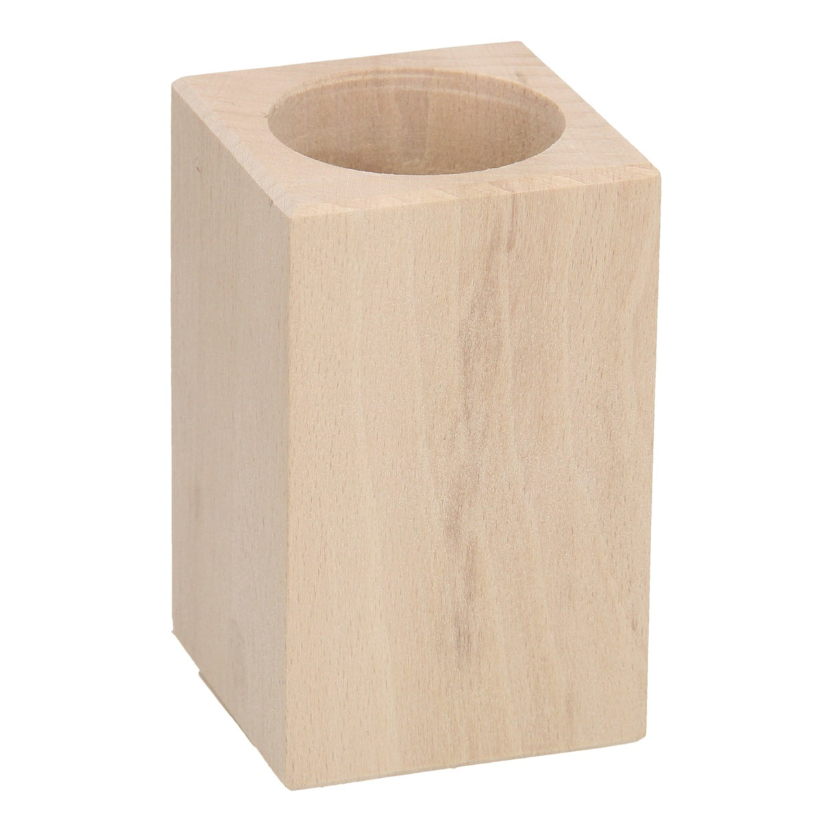 Playwood Pen Box Square avec bois rond en bois de hêtre