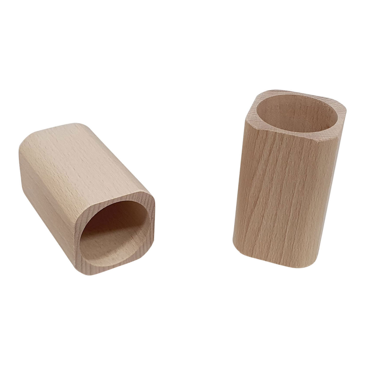 Boîte à crayons Playwood carrée en bois de hêtre, 9,5 cm