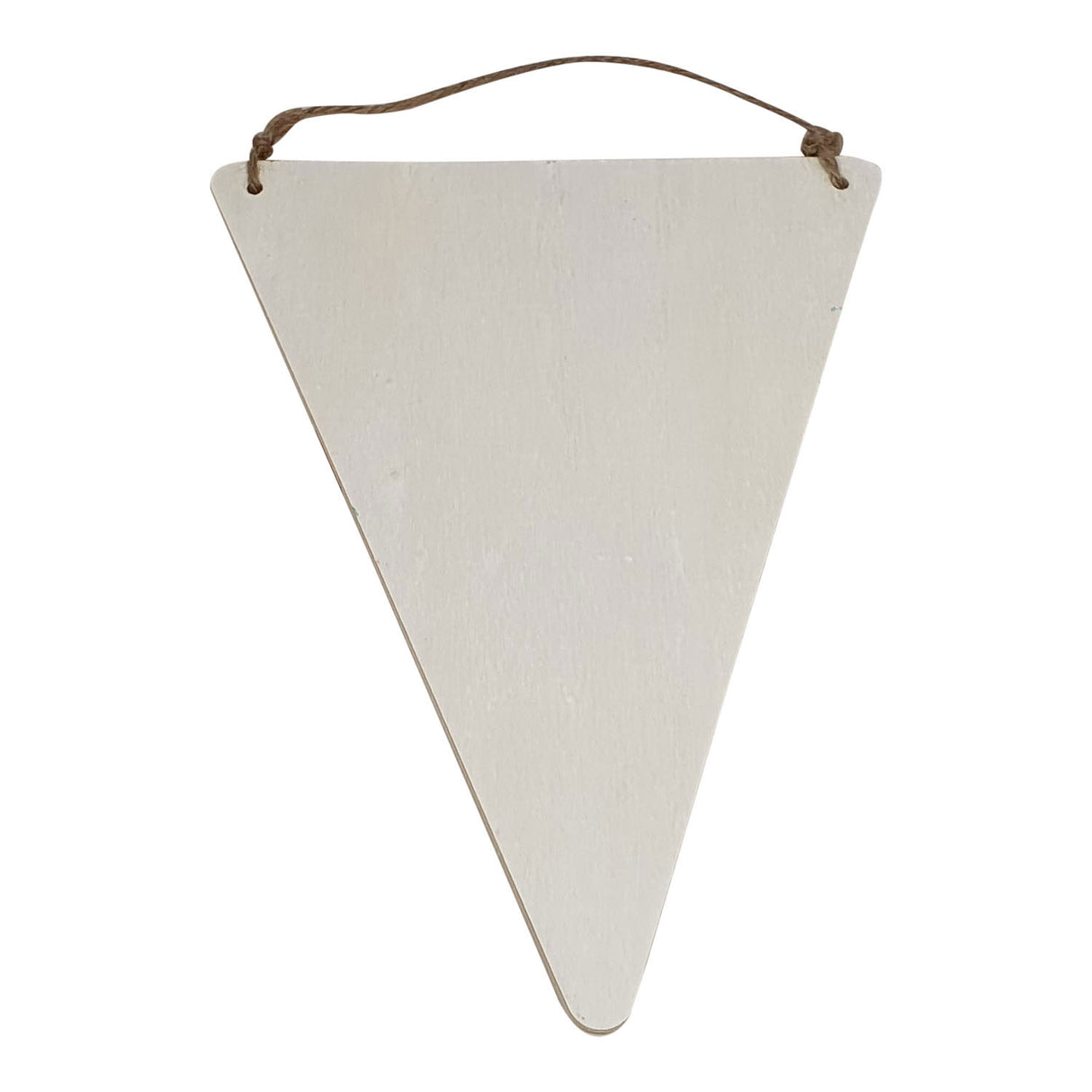 Triangle de drapeau en bois Playwood avec cintre, 19,5x15cm