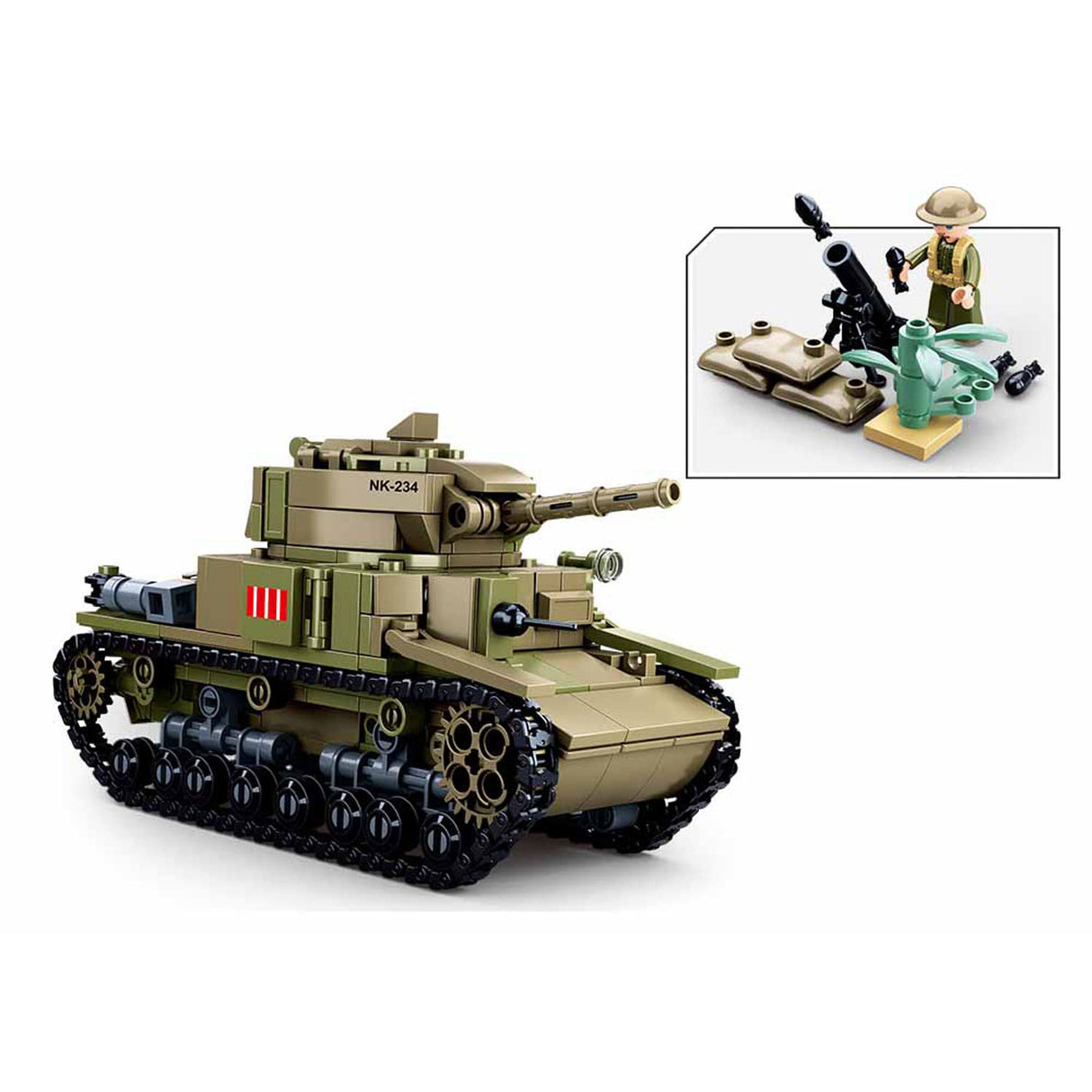 Sluban WWII - Char italien 2en1 - 463 pcs.