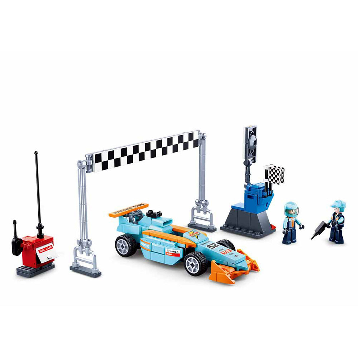 Equipe de course Sluban - petit circuit - 210 pcs.