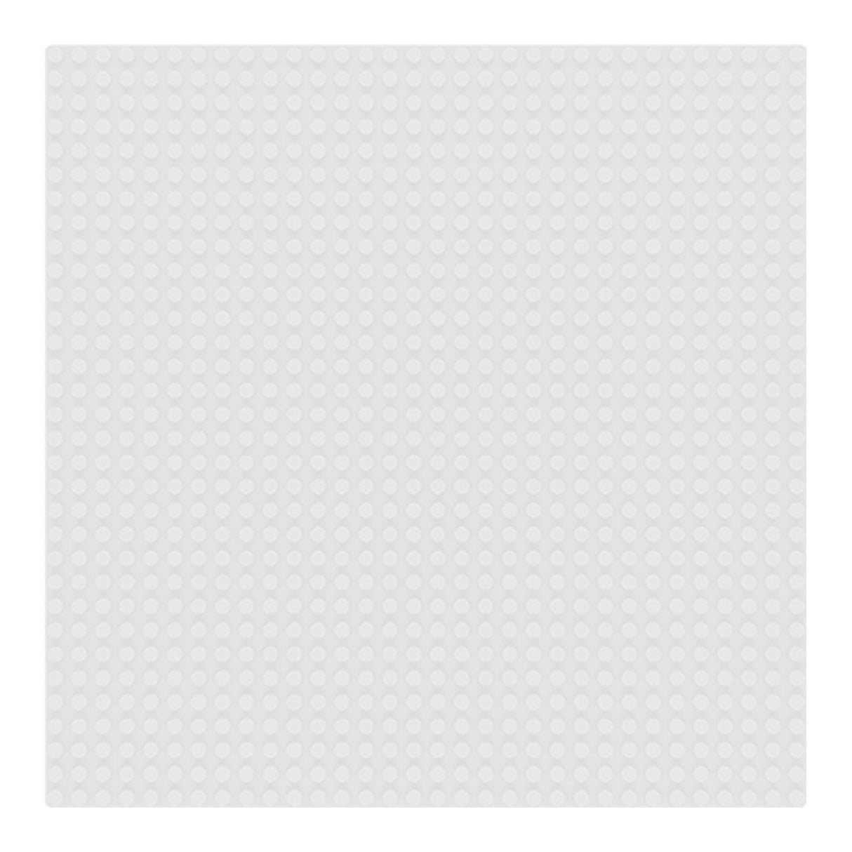 Socle en briques Sluban - plaque de base plaque de base plaque de construction pour blocs de construction blanc - 32x32 goujons - 25,6 x 25,6 cm m38‑b0833b à partir de 4 ans