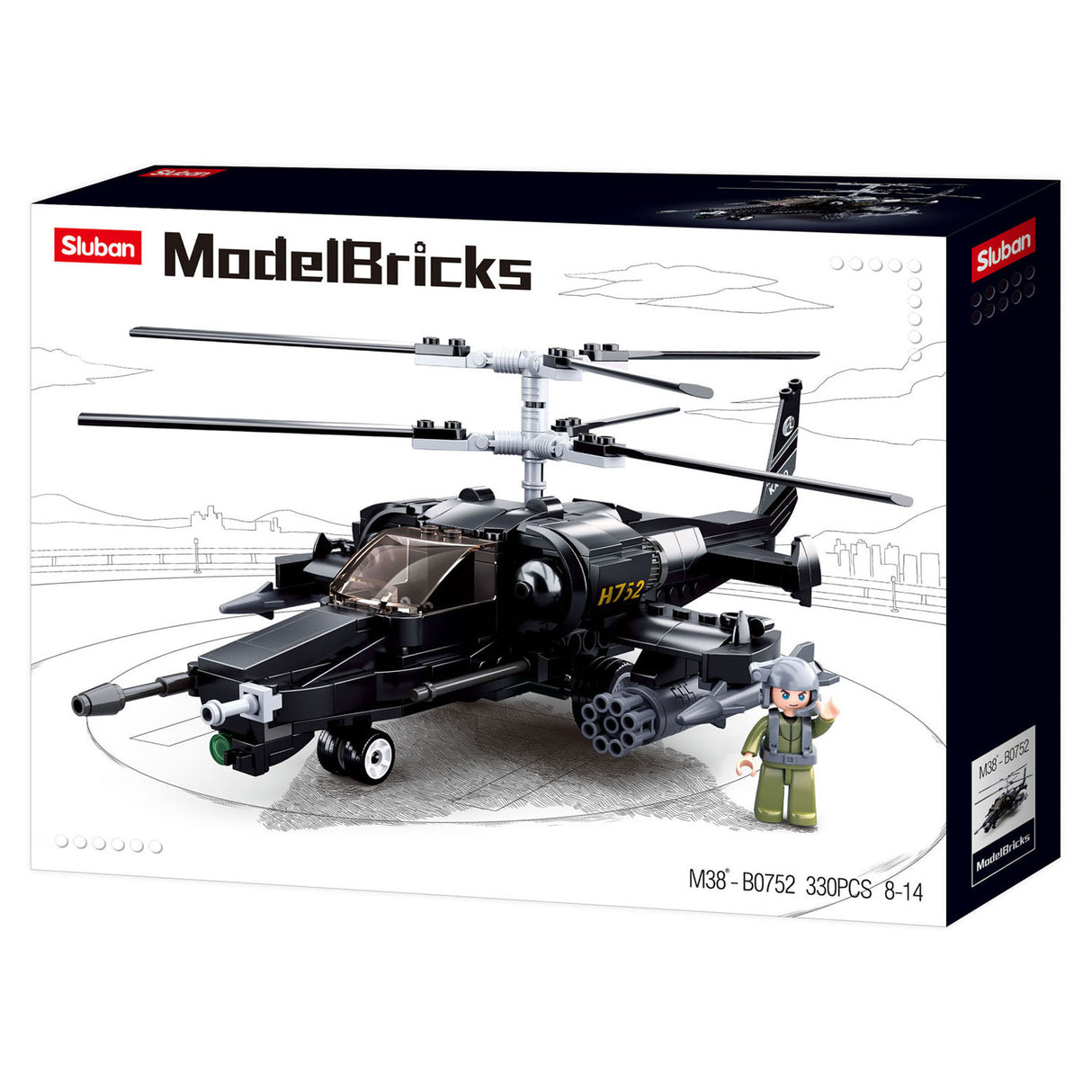 Hélicoptère d'attaque Sluban - 330 pcs.