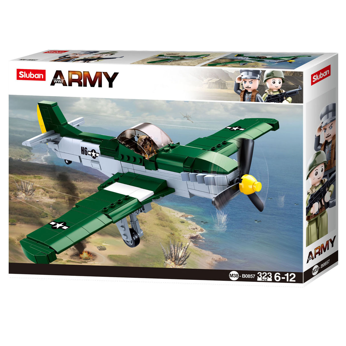 Armée Sluban - avions de combat alliés - 323 pcs.