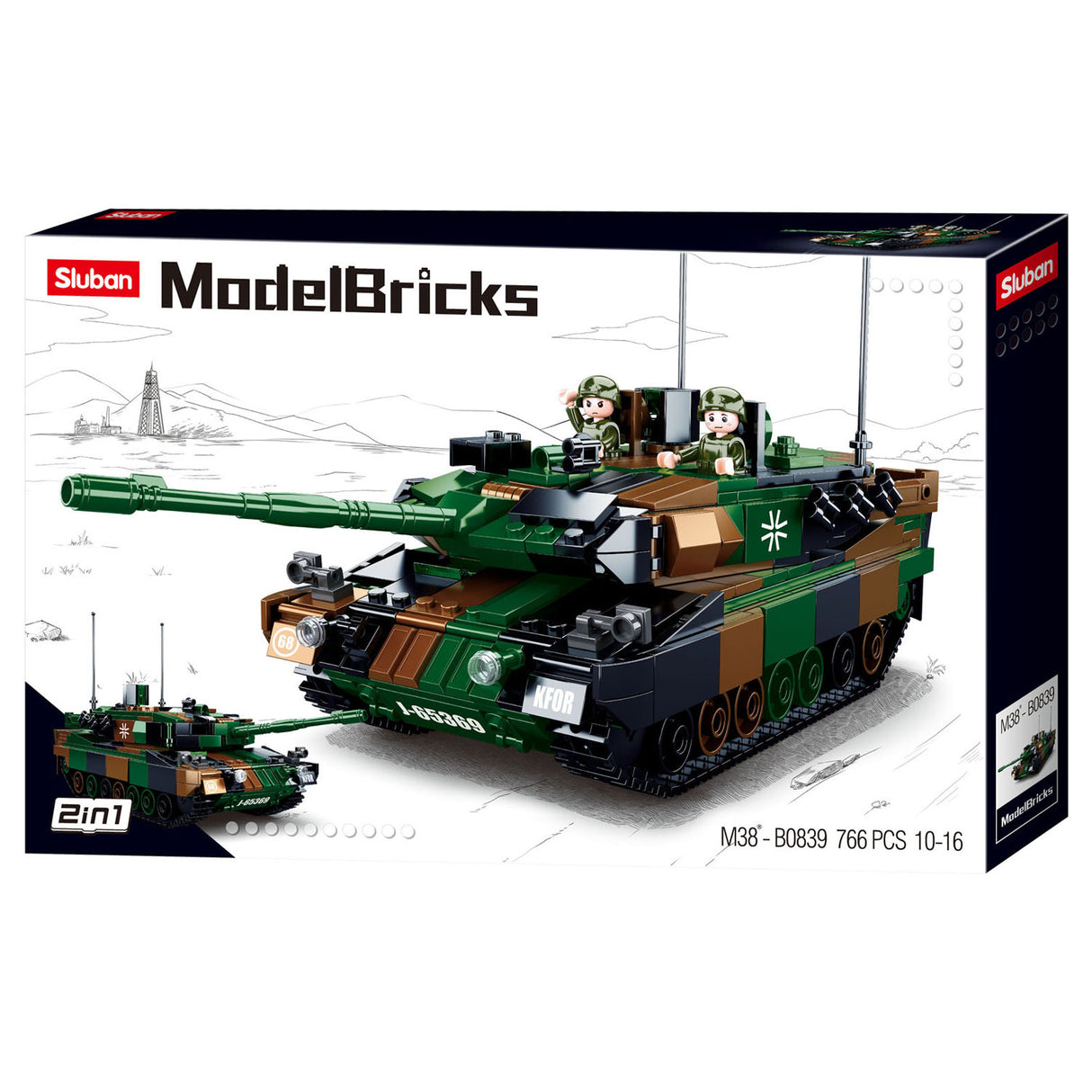 Armée Sluban - char de combat principal Europe - 766 pcs.