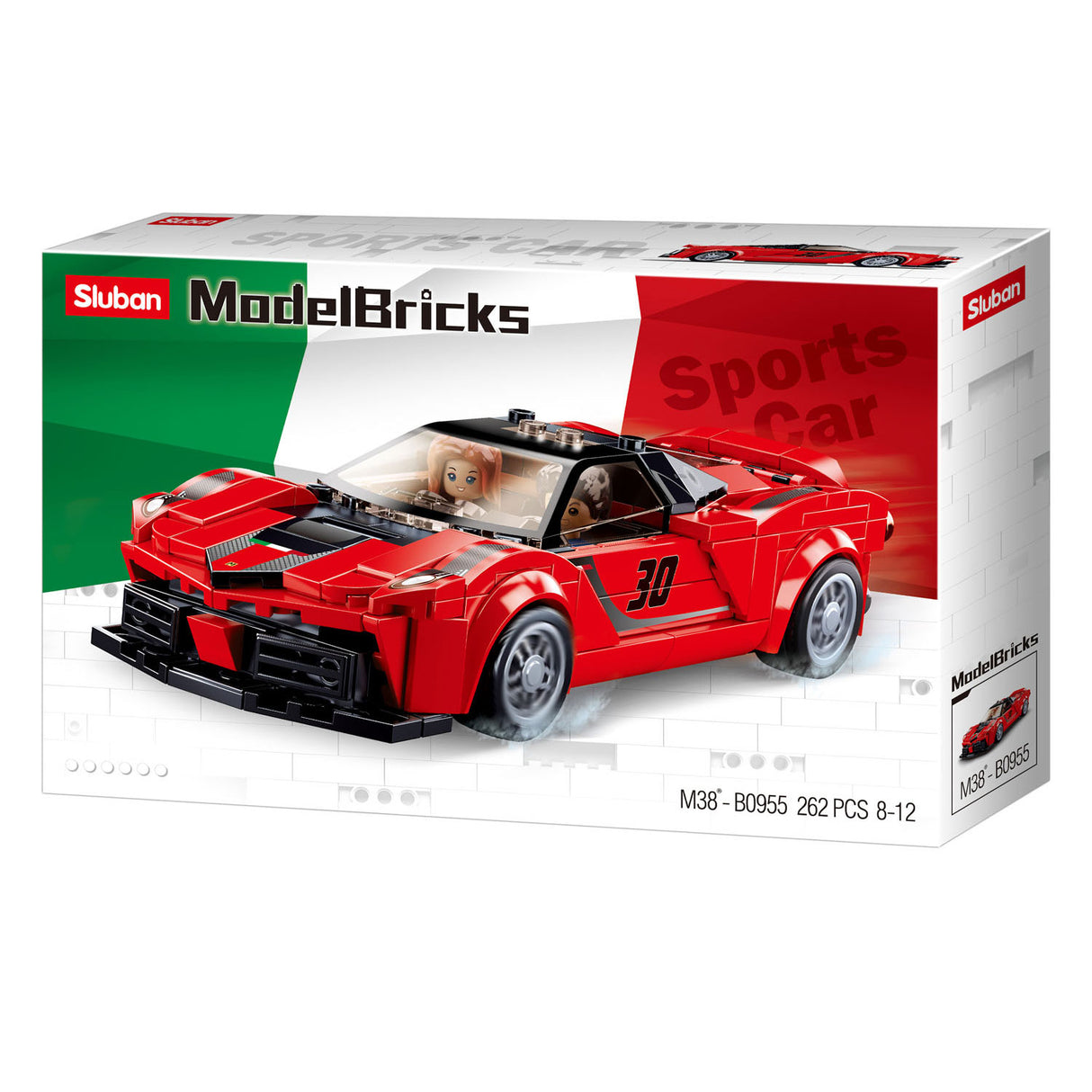 Supercar italienne Sluban rouge - 262 pcs.