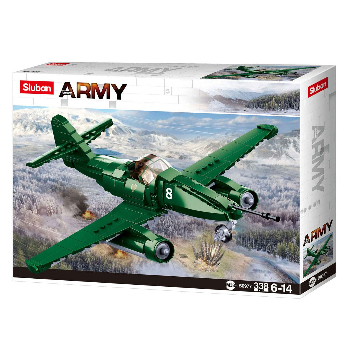 Bataille Sluban pour Budapest - avion de combat - 338 pcs.