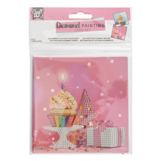 Jeu de cartes de peinture diamant 13x13 cm 2 pièces 3 assortis | 6 pièces