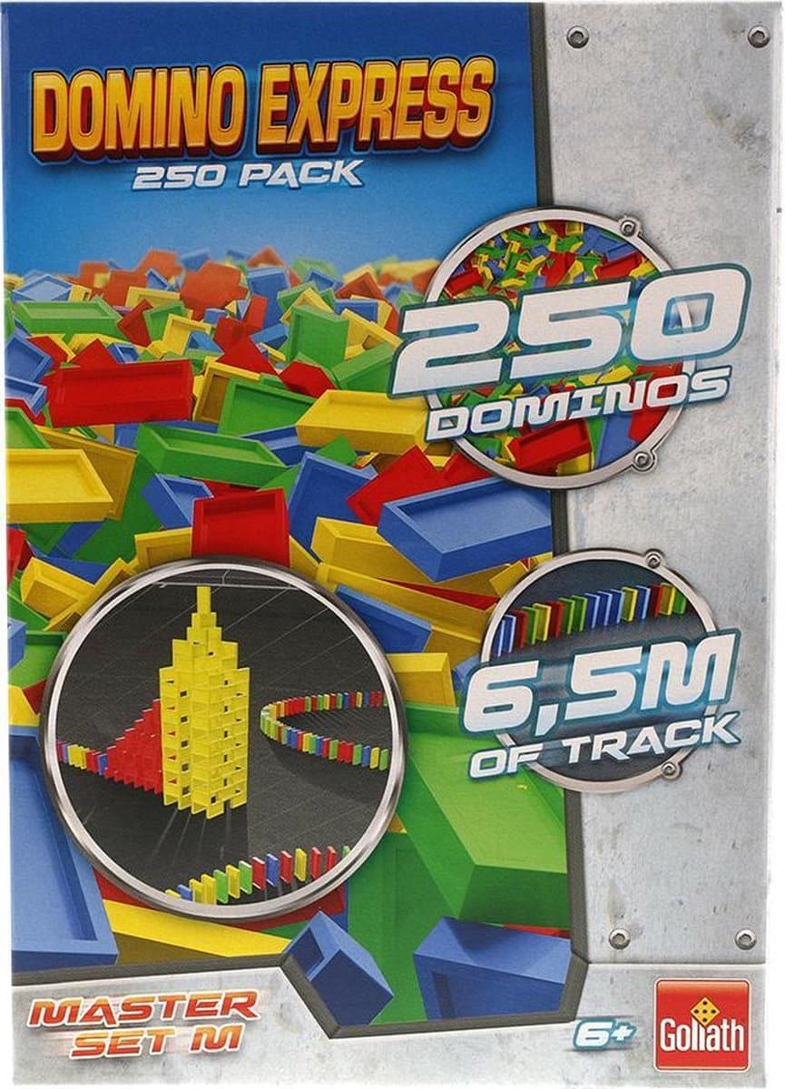Goliath domino express 250 pierres de dominos supplémentaires, ensemble maître de course champion m