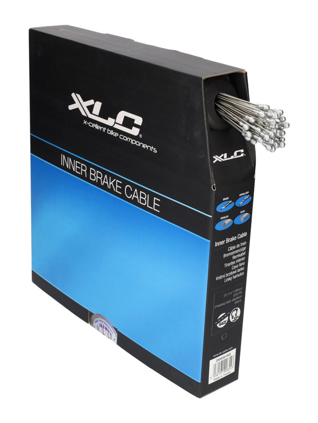 Câble XLC wp frein intérieur course 1.5x1700 tef ds a 50