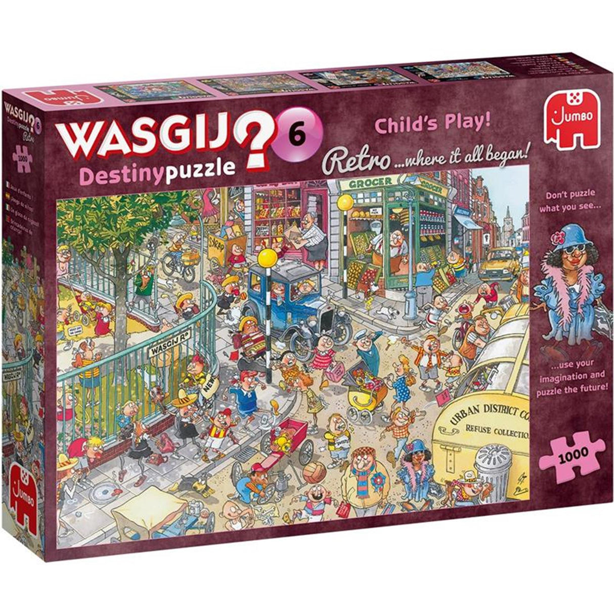 Jumbo wasgij rétro destin 6 - 1000pcs