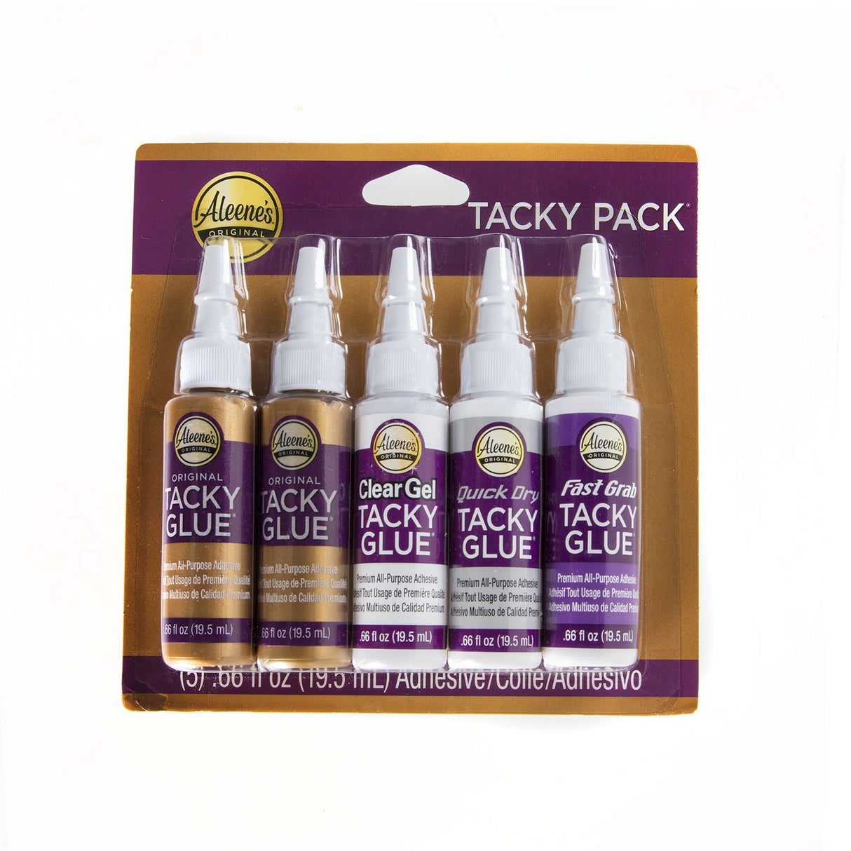 Aleene's • pack d'essai de colle collante originale 19,5 ml 5 pièces.