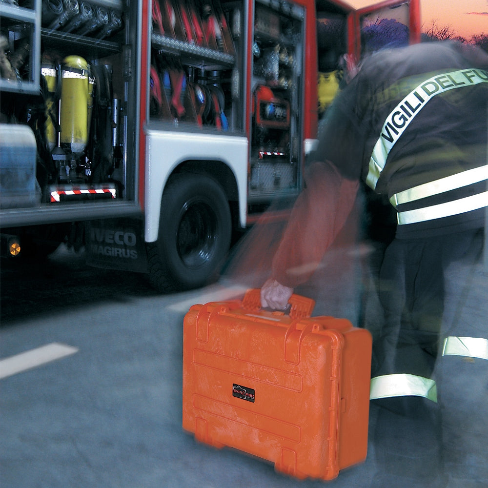 Cas d'explorateur 7630 Suitcase Orange