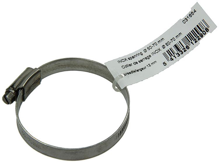 1011667 - 1 spanring inox 12mm 50x70mm | 10 stuks