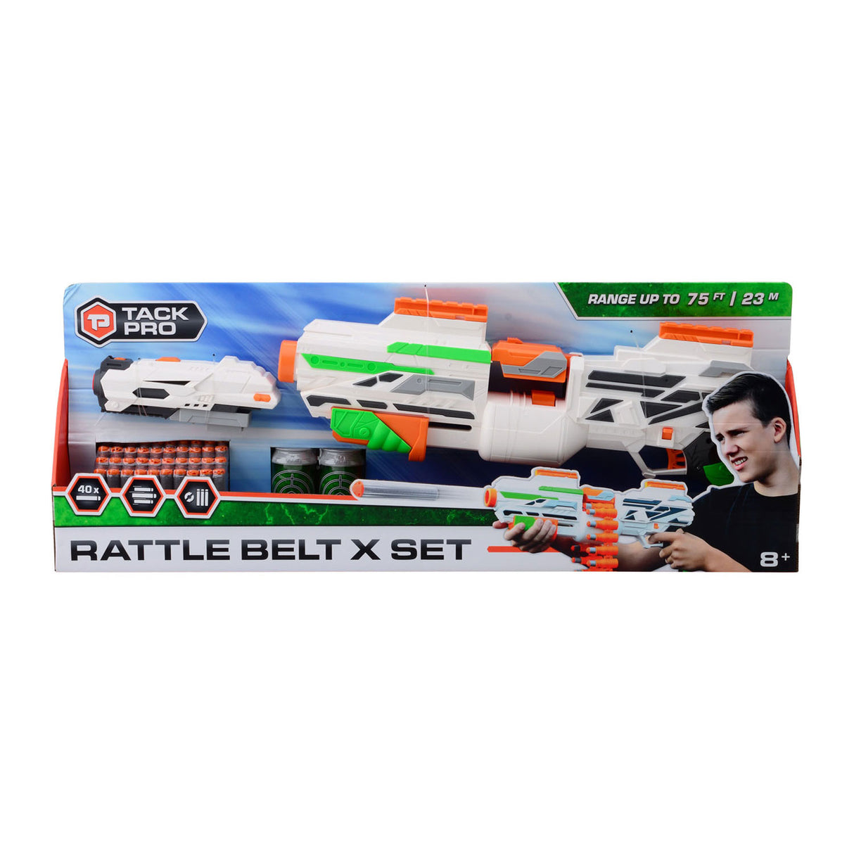 Tack Pro Tack Rattle Belt X Set avec 40 fléchettes et accessoires