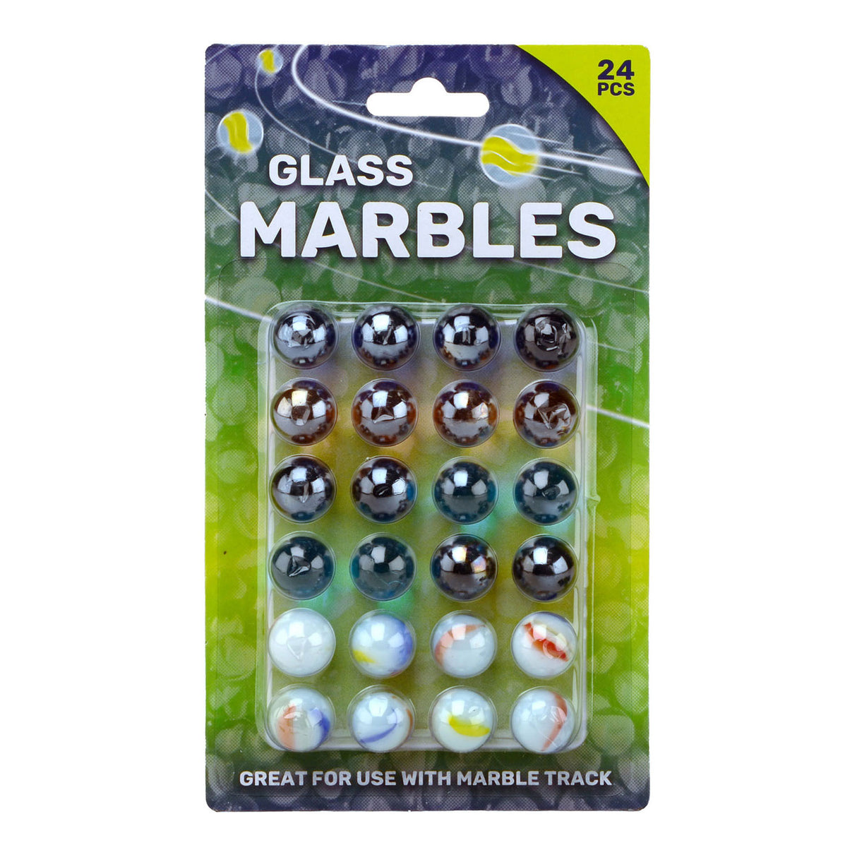 Billes amusantes en plein air sur carte, 24 pcs.