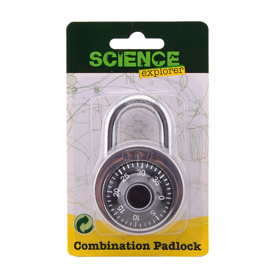 Cadenas Johntoy Science Explorer avec serrure à combinaison