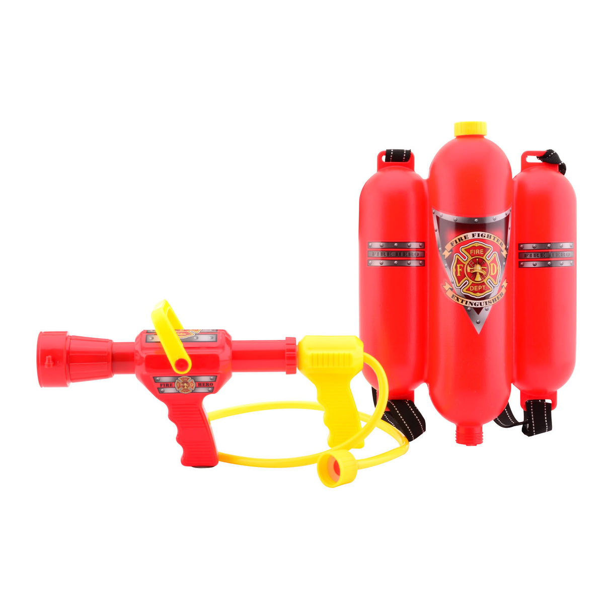 Pistolet d'eau du service d'incendie de Johntoy avec réservoir