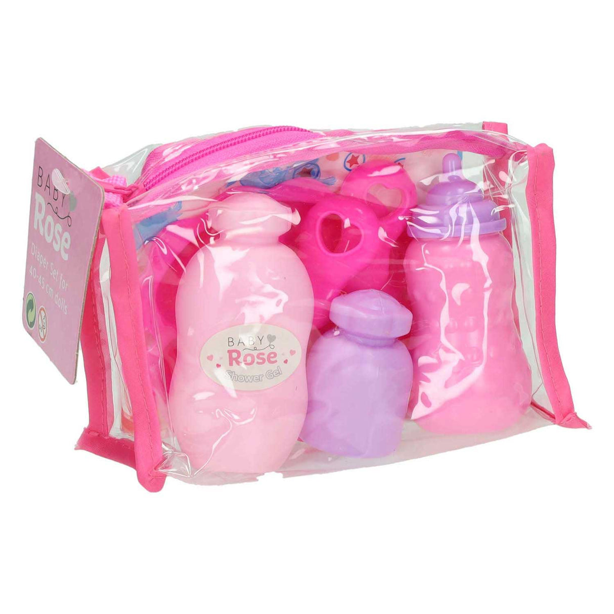 Johntoy John Toy Baby Rose Kit de soins dans un sac