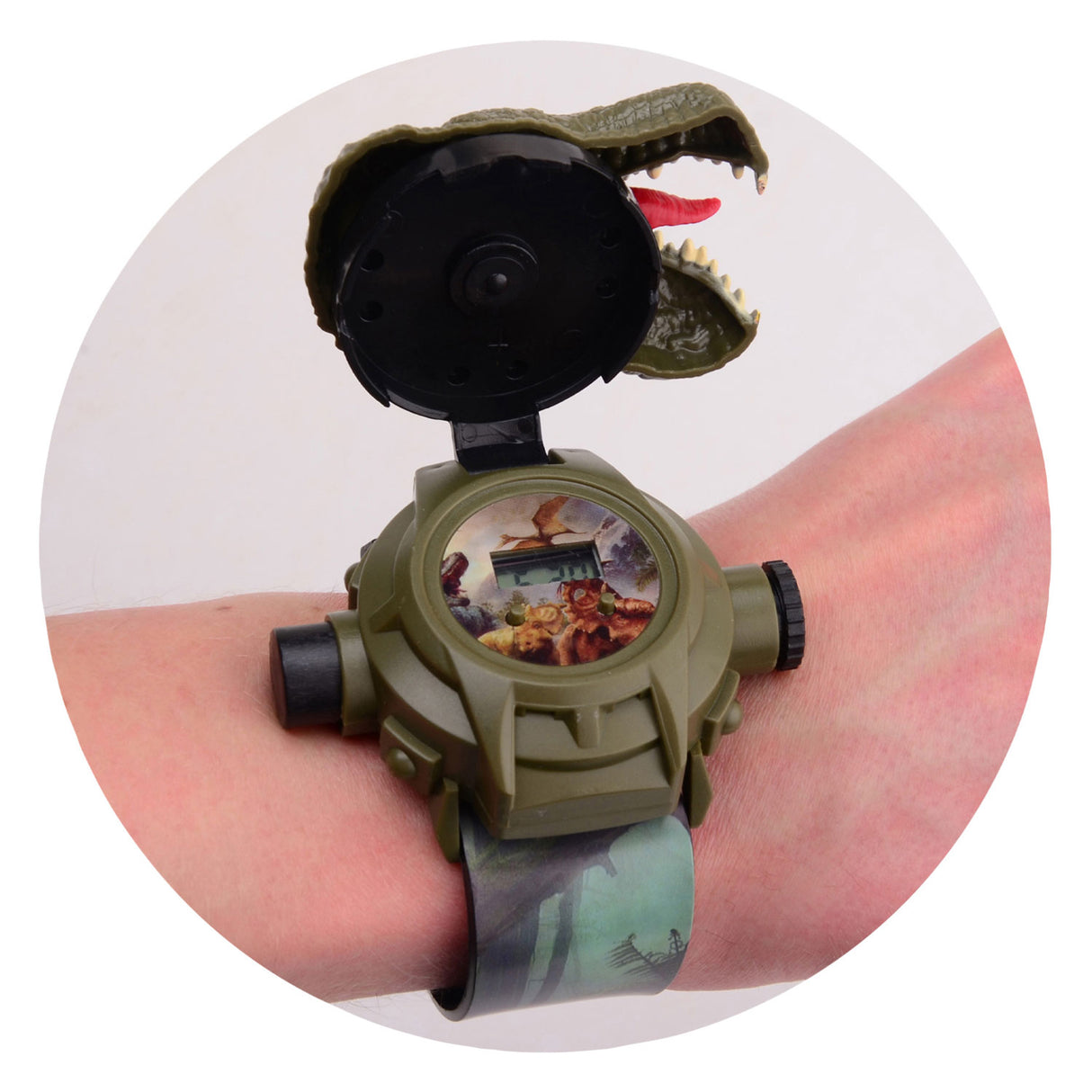 Montre à projection de dinosaure Johntoy, 24 images